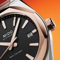 Multifort 8 One Crown Rose Gold PVD Two-Tone 40mm - Black on Bracelet