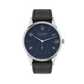 Minimatik Date 39mm - Blue on Leather Strap