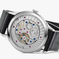 Minimatik Date 39mm - Blue on Leather Strap