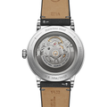 Millesime Small Seconds Tuxedo Dial 39mm - White on Leather Strap