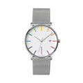 FORM Quartz Bauhaus 39.3mm - White on Bracelet