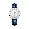 Constellation Observatory Canopus Gold™ 39.4mm - Silver on Leather Strap