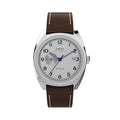 Marlin® Sub-Dial Automatic 39mm - Silver on Leather Strap