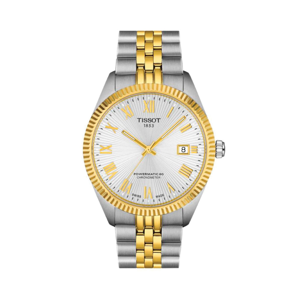 Ballade Powermatic 80 COSC Two-Tone 39mm - Silver on Bracelet