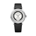 Millesime Small Seconds Tuxedo Dial 39mm - White on Leather Strap