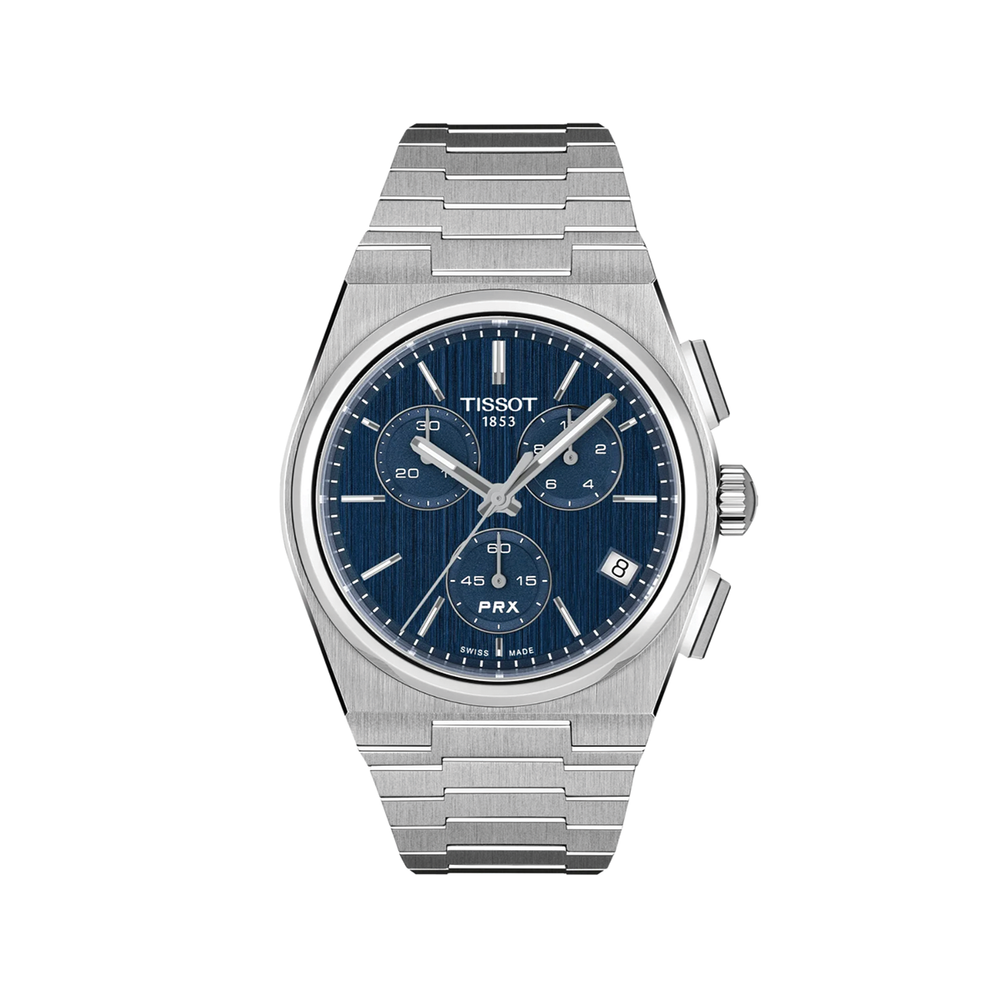 PRX Quartz Chronograph 41mm - Blue on Bracelet