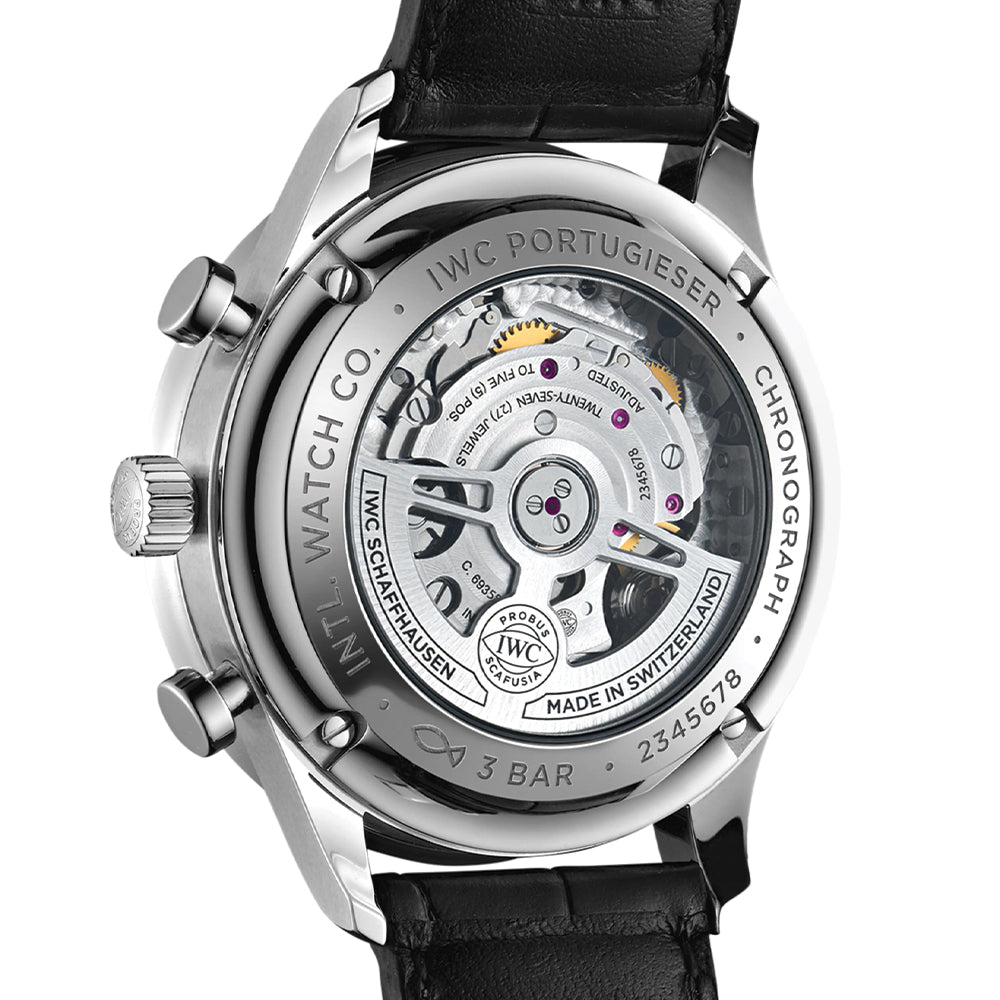 Portugieser Chronograph 41mm - Blue on Leather Strap