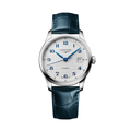 Master 39mm - Silver on Leather Strap