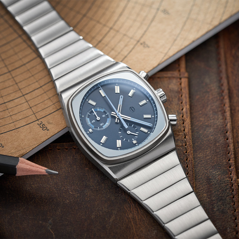 Brew Metric Teddy Baldassarre Edition 36mm - Blue on Bracelet