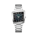 Memphis 521 35.8mm black dial on stainless steel bracelet watch