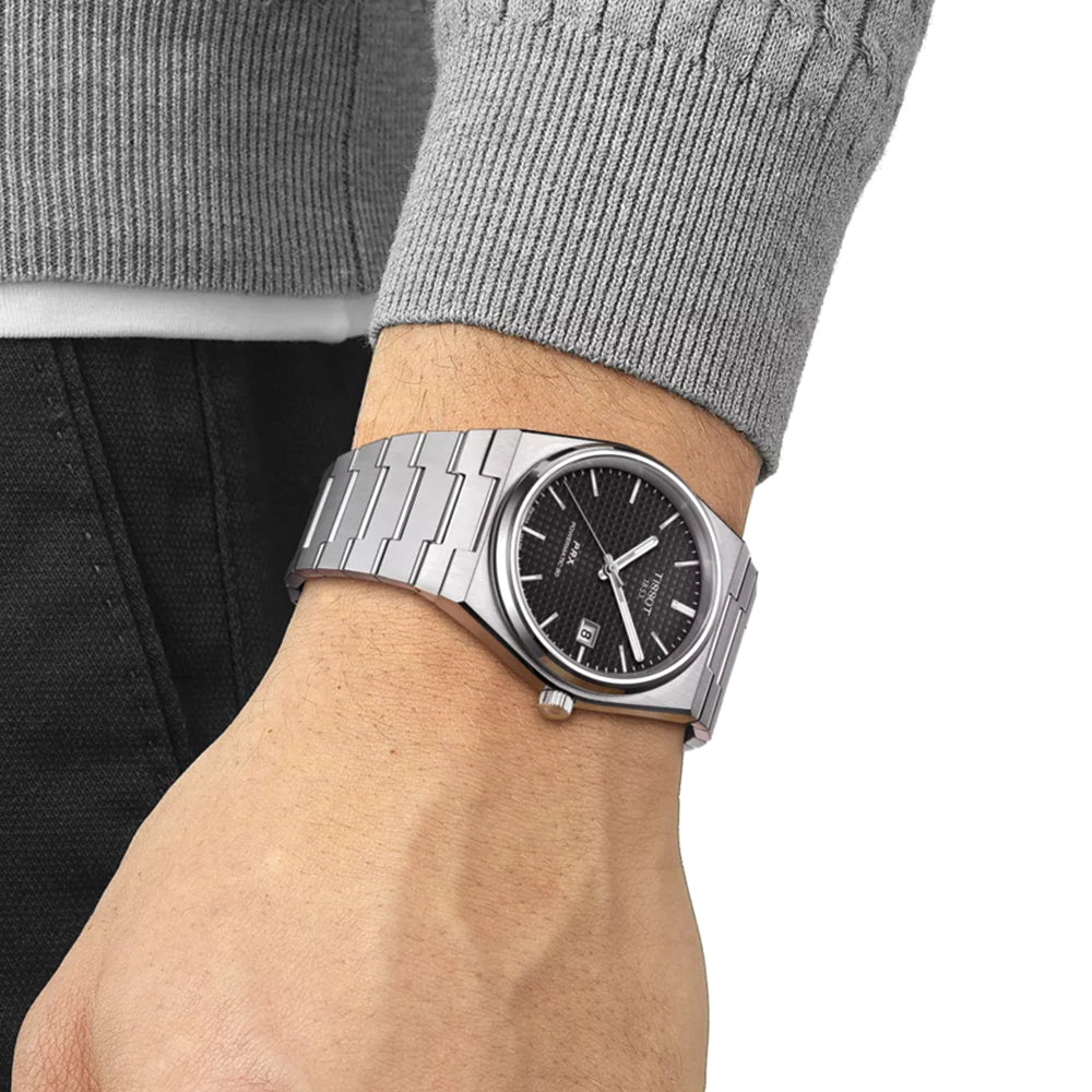 PRX Automatic Powermatic 80 40mm - Black on Bracelet