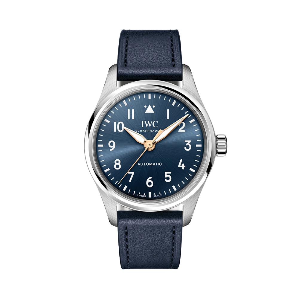 Pilot's Watch Automatic Le Petit Prince 36mm - Blue on Leather Strap