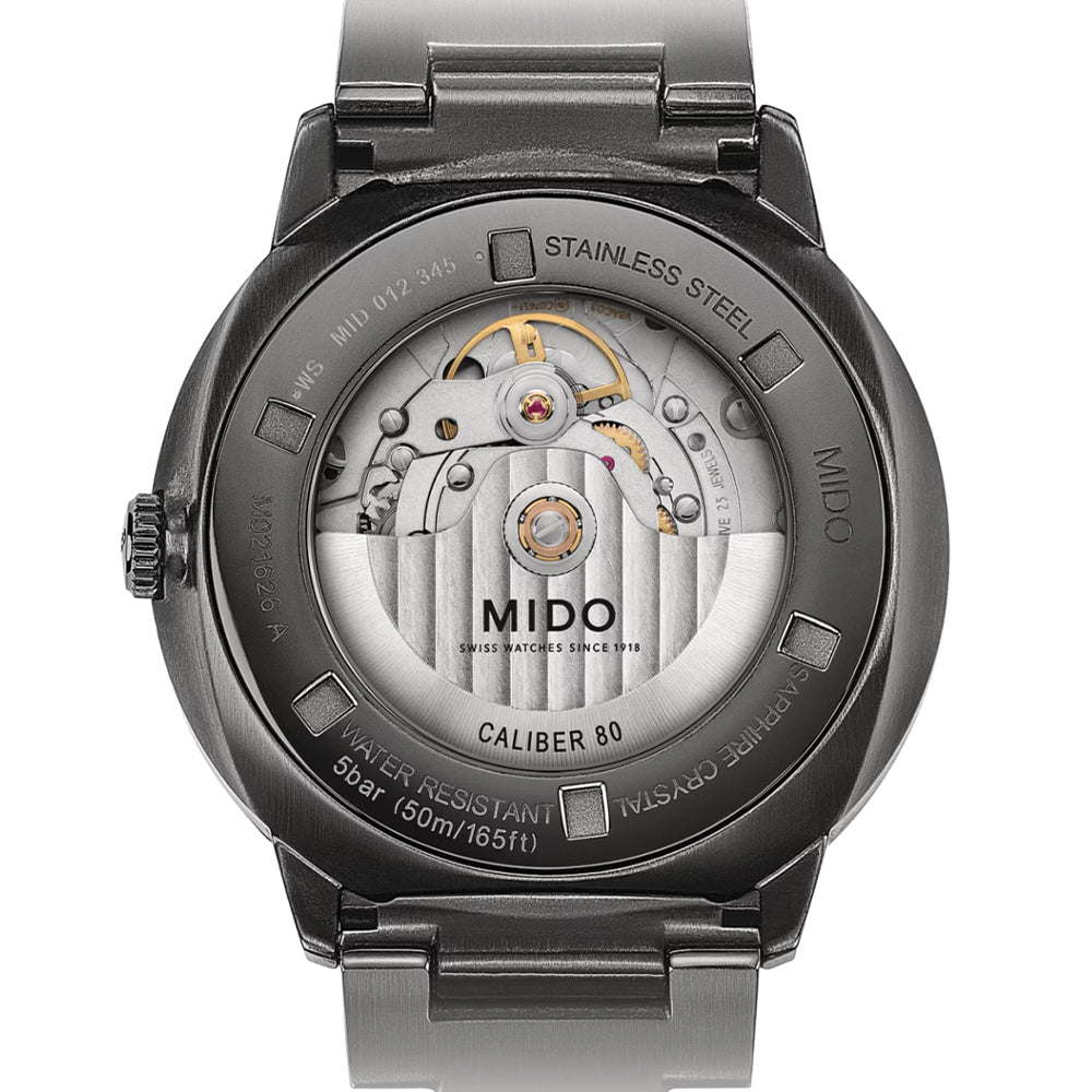 Commander Big Date Anthracite PVD 42mm - Black w/ Orange Accents on Bracelet