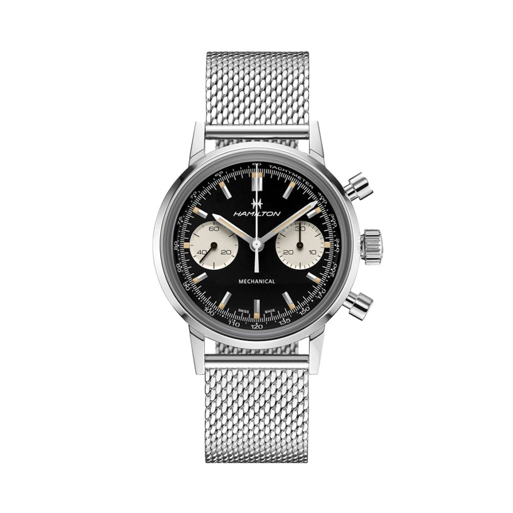 American Classic Intra-Matic Chronograph H 40mm - Black on Bracelet