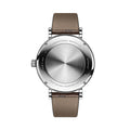 Portofino Pointer Date 39mm - Silver-Plated on Leather Strap