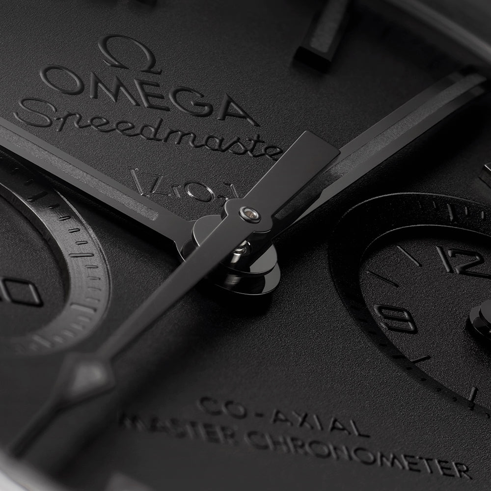 Speedmaster Dark Side of the Moon Black Ceramic 44.25mm - Full Black on Fabric Strap