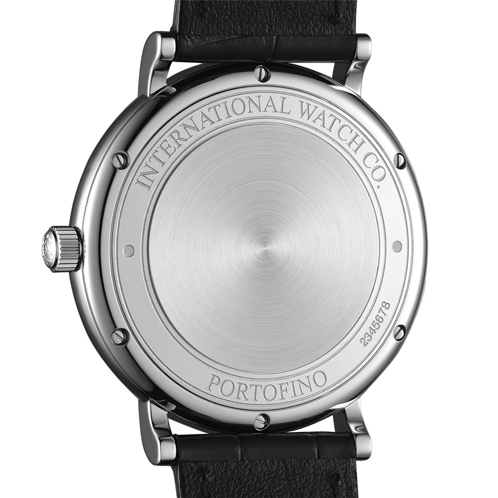 Portofino Automatic Gold Accents 40mm - Blue on Leather Strap