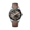 Fifty Fathoms Bathyscaphe Limited Edition 37.4mm - Grey on Leather Strap