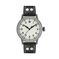 Pilot Watch Original Venedig 42mm - White on Leather Strap