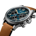 Avigation BigEye 41mm - Blue on Leather Strap
