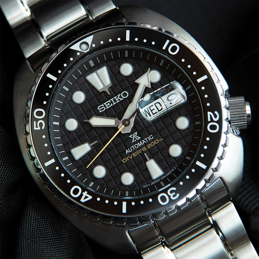 SRPE03 Prospex Automatic Diver 45mm Black on Bracelet Teddy Baldassarre