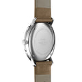 Max Bill Quartz 38mm - White on Tan Leather Strap