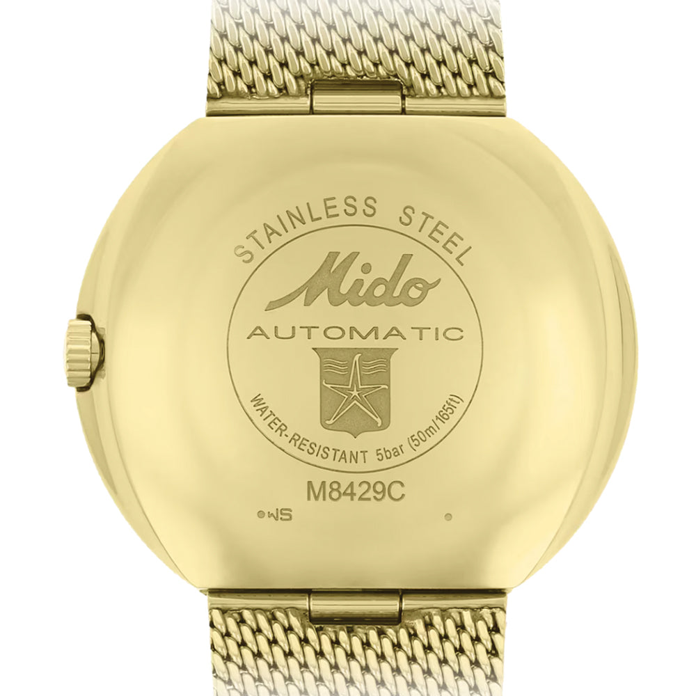 Commander 1959 Yellow Gold PVD 37mm - Silver on Bracelet