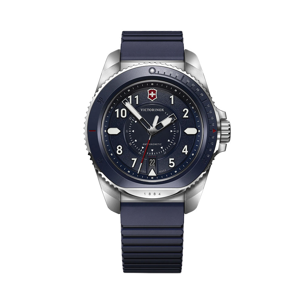 Journey 1884 Quartz 43mm - Blue on Rubber Strap
