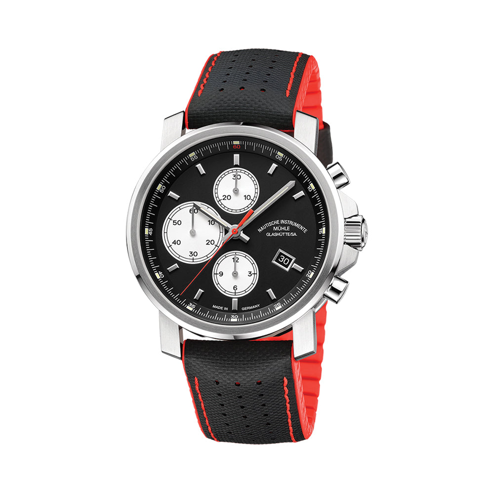 29er Chronograph 42.4mm - Black on Rubber Strap