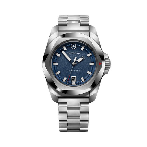 I.N.O.X. 41mm - Blue on Bracelet - Teddy Baldassarre