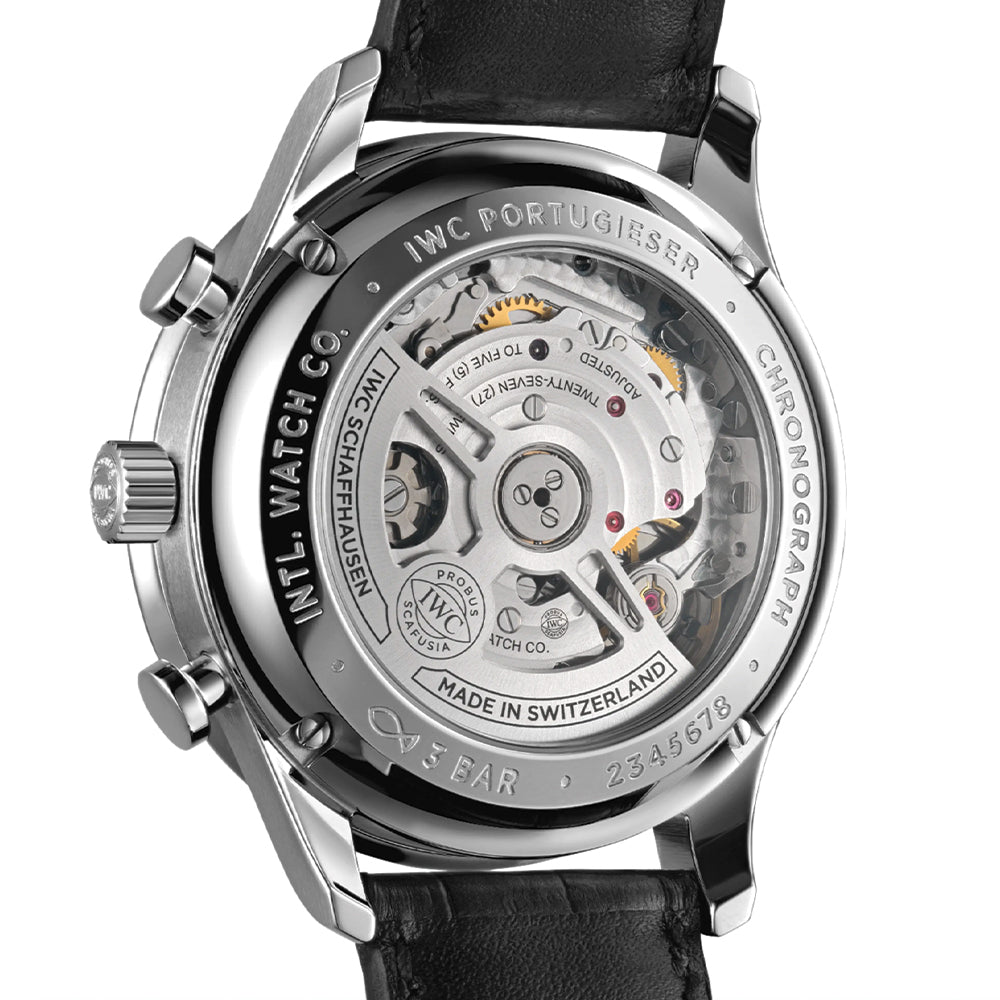 Portugieser Chronograph 41mm - Green on Leather Strap