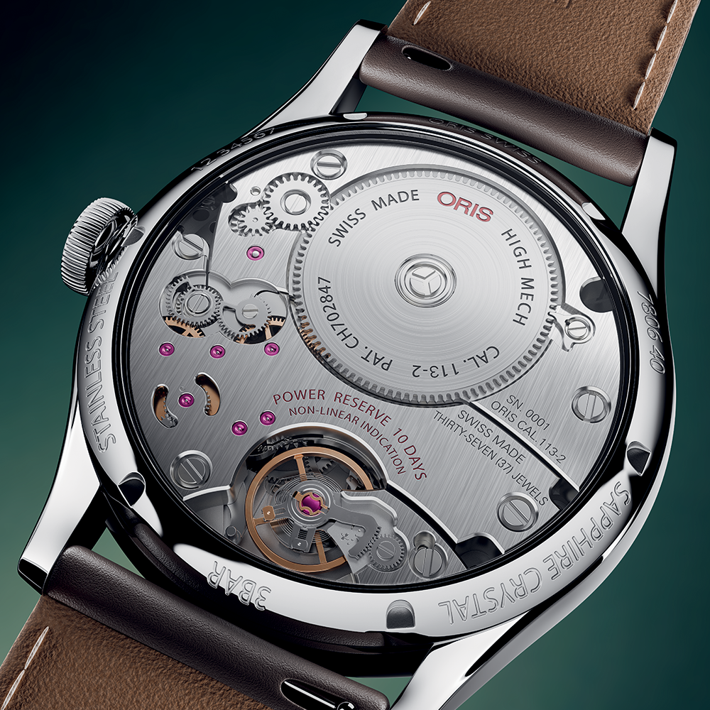 Artelier Calibre 113 43mm - Green on Leather Strap
