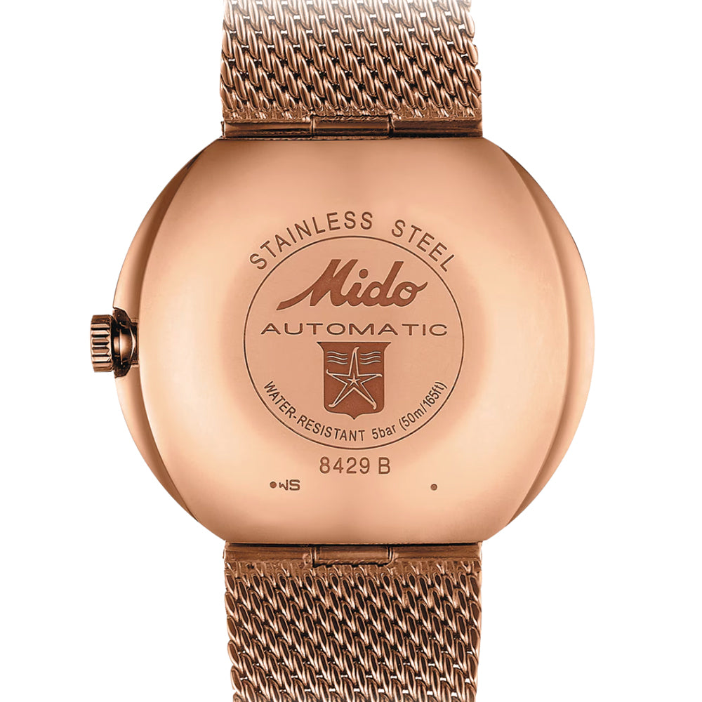 Commander Shade Rose Gold PVD 37mm - Silver on Bracelet