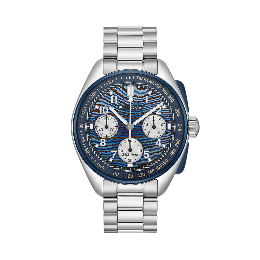 Lunar Pilot Budii Limited Edition 43.5mm - Blue on Bracelet
