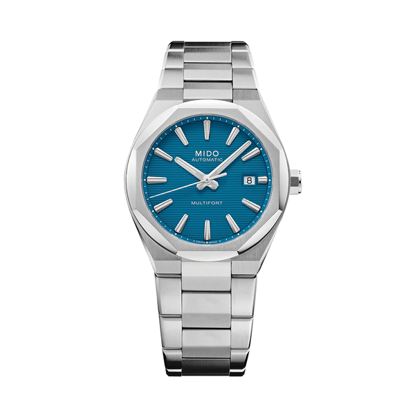 Multifort 8 One Crown 40mm - Turquoise on Bracelet | Teddy Baldassarre