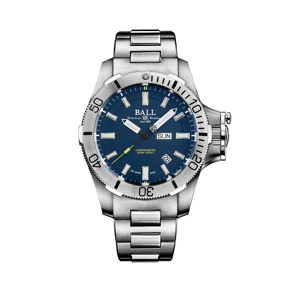 Engineer Hydrocarbon Submarine Warfare Titanium 42mm - Blue on Bracelet