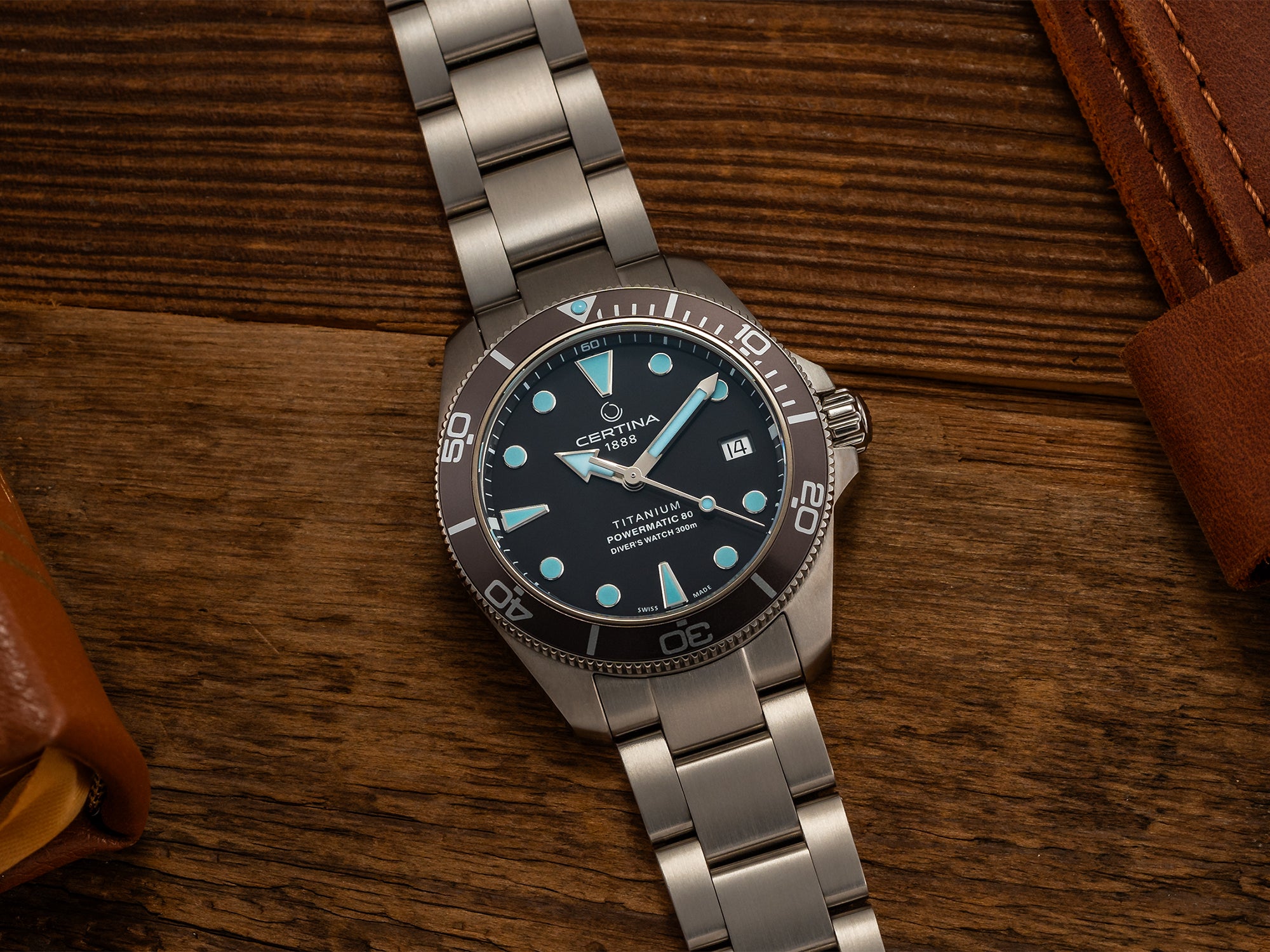 DS Super PH1000M STC 43.5mm - Turquoise on Rubber Strap | Teddy