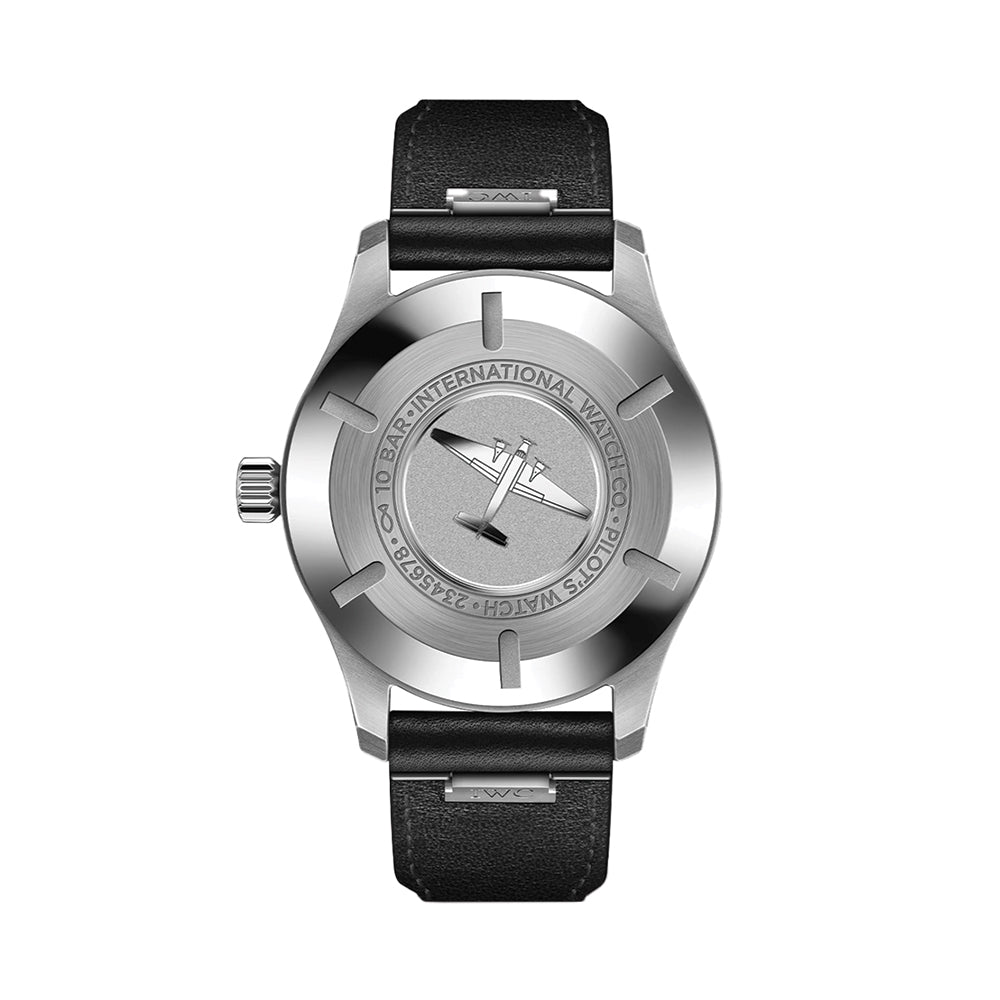 Pilot's Watch Automatic Mark XX 40mm - Silver-Plated on Leather Strap