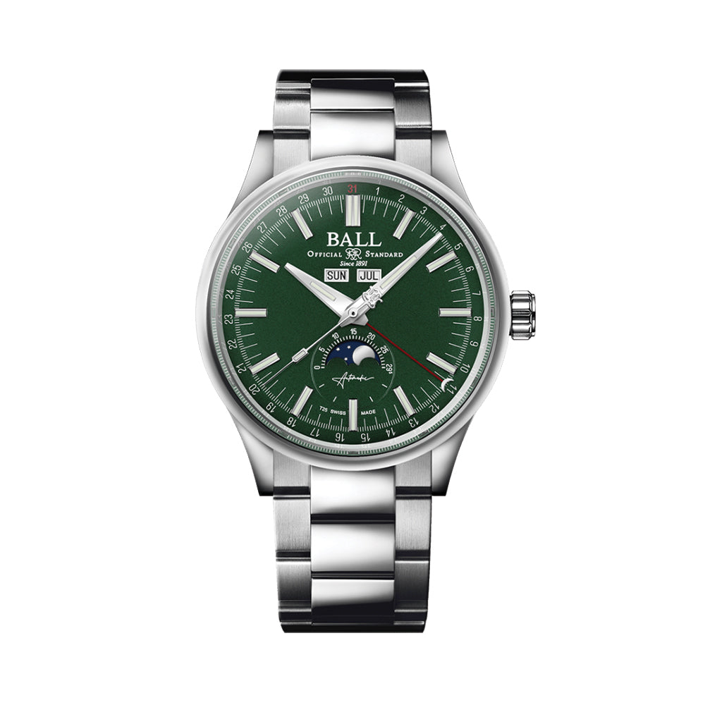 Engineer II Moonphase Limited Edition 40mm - Green on Bracelet