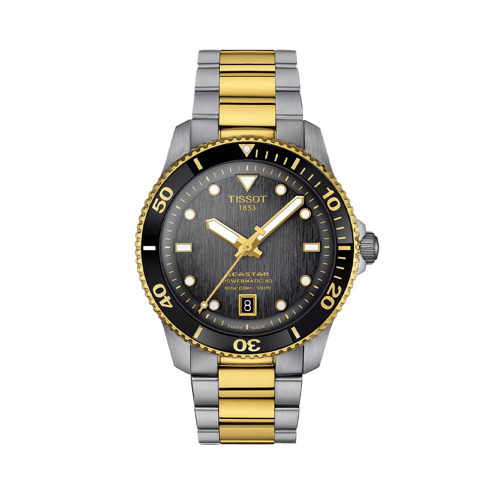 Seastar 1000 Powermatic 80 40mm - Black on Bracelet - Teddy