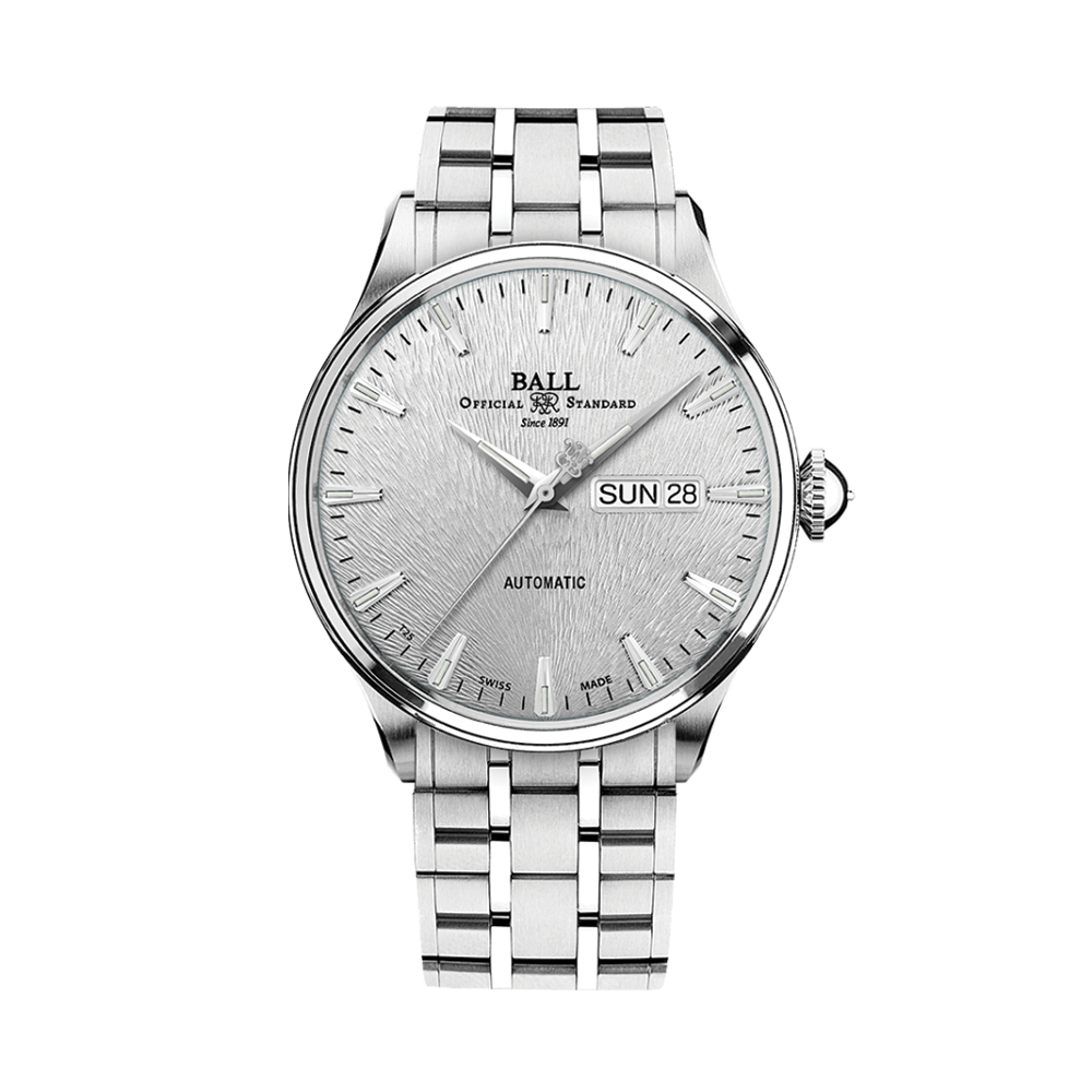 Trainmaster Eternity 39.5mm - Silver on Bracelet