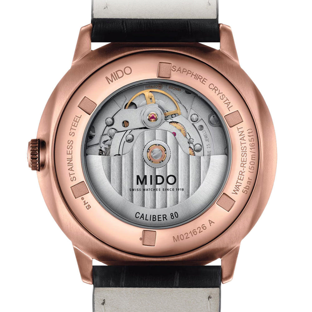 Commander Big Date 42mm - Black on Leather Strap