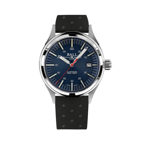 Fireman Nightbreaker 40mm - Blue on Rubber Strap - Teddy Baldassarre