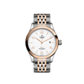 1926 Rose Gold Two-Tone 28mm - White on Bracelet