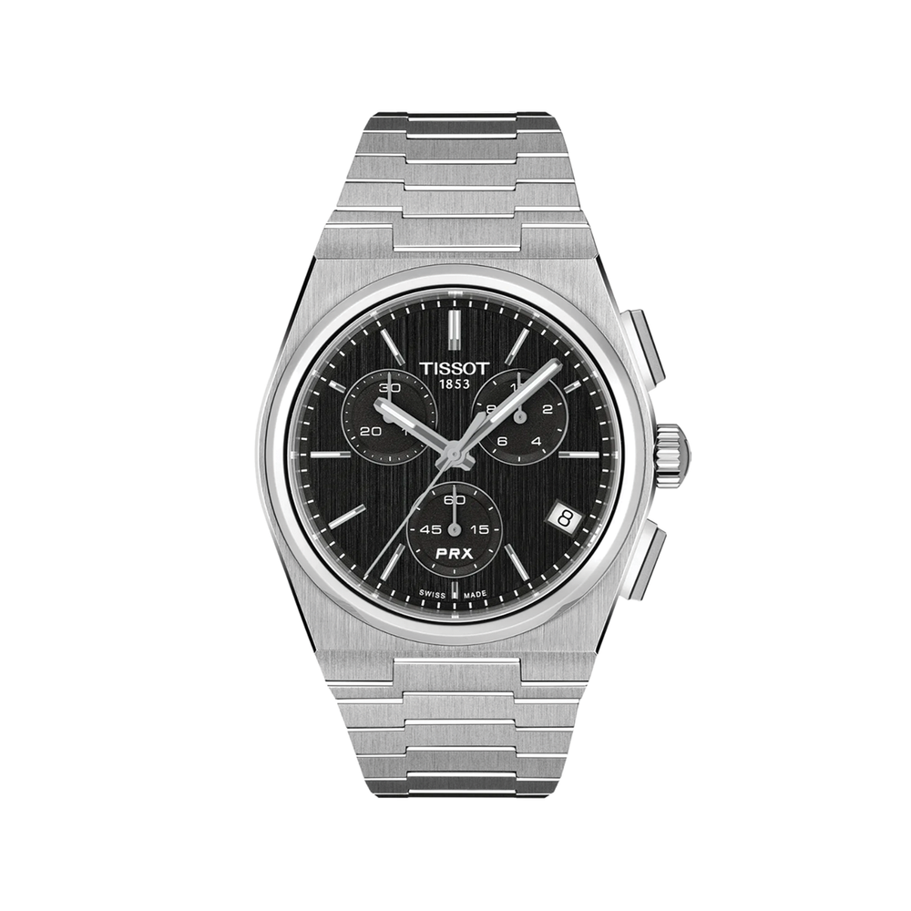 PRX Quartz Chronograph 41mm - Black on Bracelet