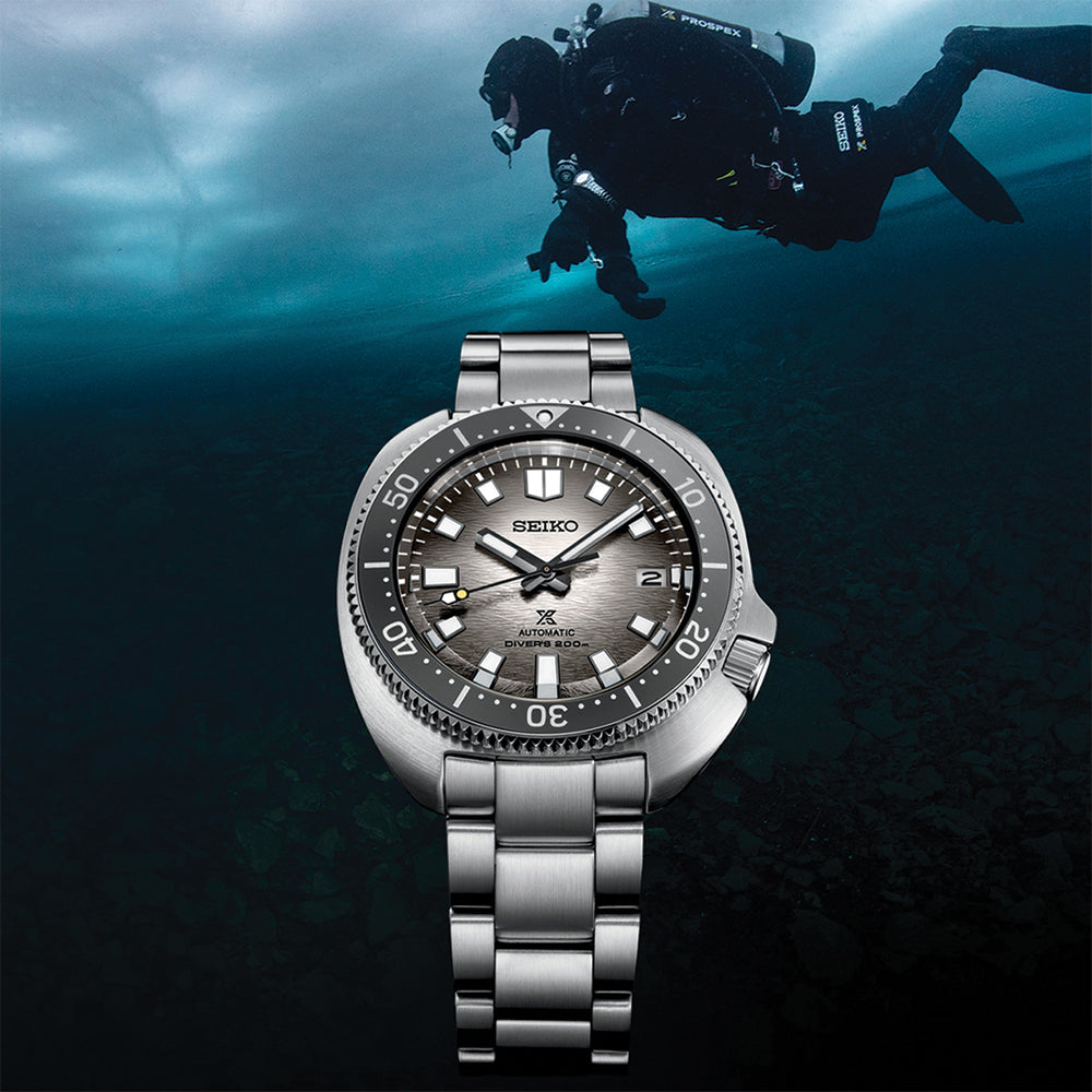 SPB261 Prospex Built for the Ice Diver U.S. Special Edition 42.7mm - Grey on Bracelet