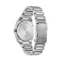 Citizen Sport Luxury 40mm watch shown from the rear with a stainless steel bracelet.