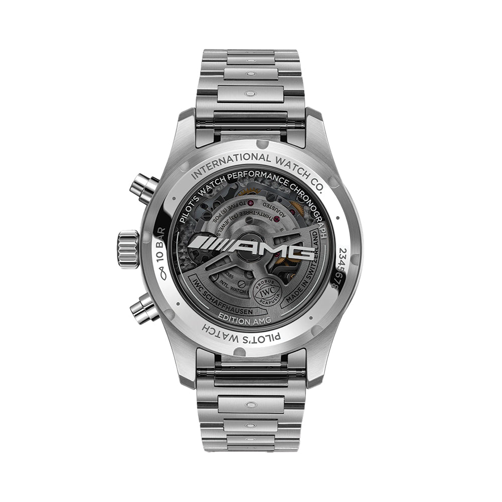 Pilot’s Watch Performance Chronograph AMG Titanium Case 41mm - Black on Bracelet