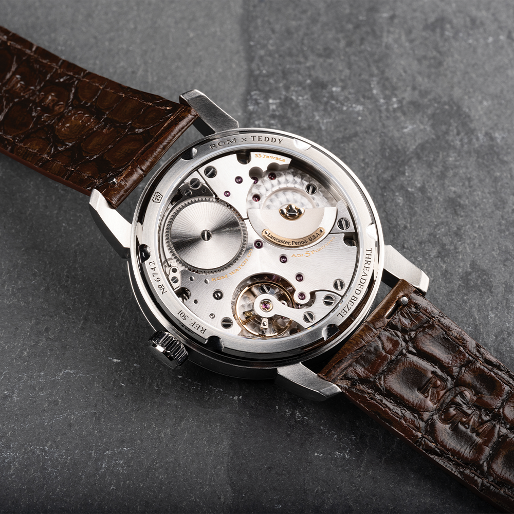 RGM 501 Teddy Baldassarre Edition 39mm – Blue on Leather Strap