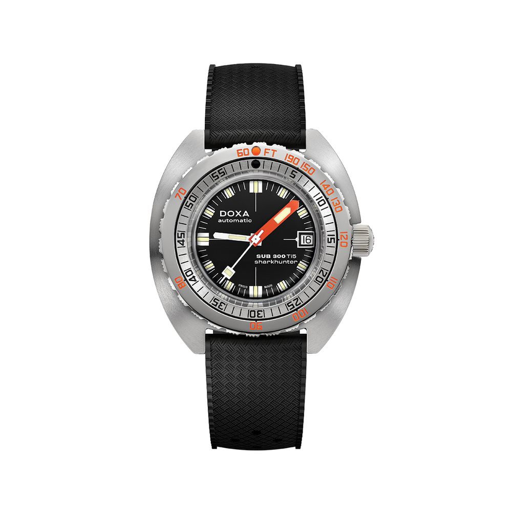 SUB 300 Ti5 42.5mm - Black on Rubber Strap